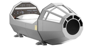 Illustration for article titled Crap, it Turns Out That Pottery Barn Millennium Falcon Bed Costs $4,000